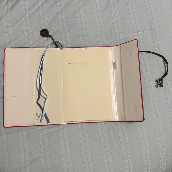 Red Faux Leather Refillable Journal - Picture 3 of 6